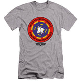Top Gun Fighter Weapons School Men's Ultra-Soft 30/1 Cotton Slim Short-Sleeve T-Shirt